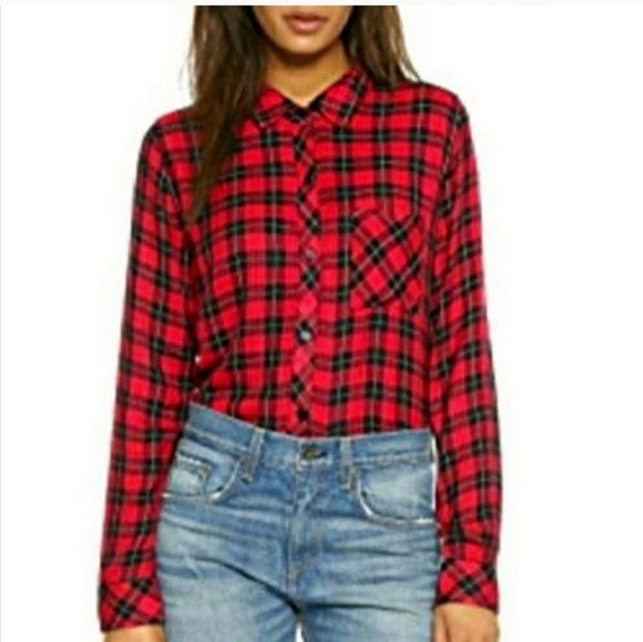 Rails Hunter Plaid Flannel - Picture 5 of 5